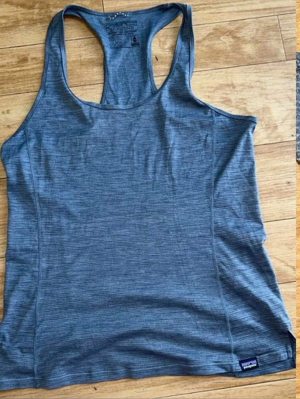 Patagonia Women's Heathered Slate Blue Racerback Tank